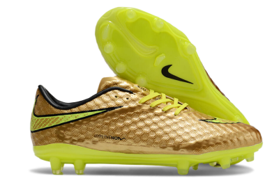 Men's Nike Hypervenom Phantom FG Football Boots - Gold/Yellow/Black