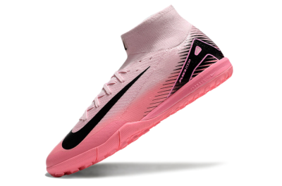 Men's Nike Air Zoom Mercurial Superfly 10 Elite TF Football Shoes - Pink/Black