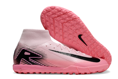 Men's Nike Air Zoom Mercurial Superfly 10 Elite TF Football Shoes - Pink/Black