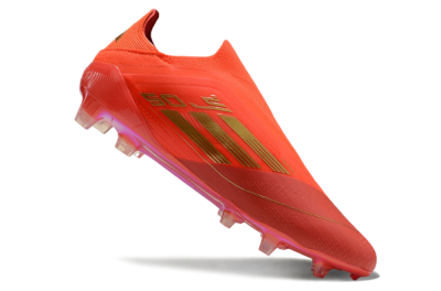 Men's Adidas F50 Elite FG Football Boots - Red/Gold