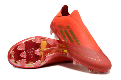 Men's Adidas F50 Elite FG Football Boots - Red/Gold