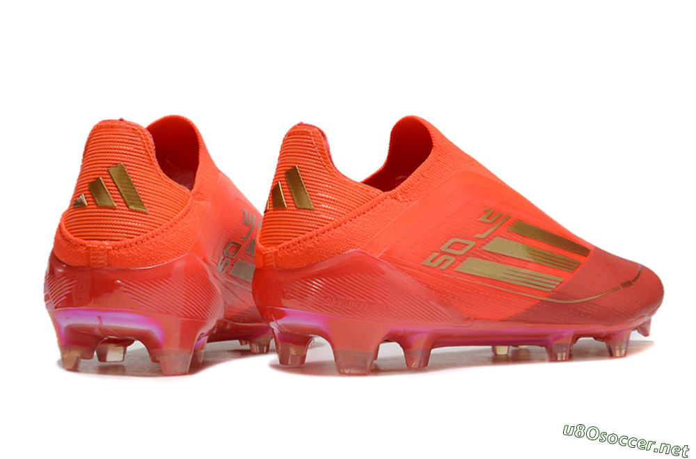 Men's Adidas F50 Elite FG Football Boots - Red/Gold 6