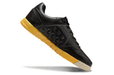 Men's Nike Street Gato IC Football Shoes - Black/Yellow/Beige