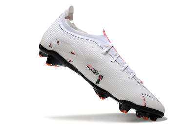 Men's Puma Ultra 5 Ultimate FG Football Boots - White/Black/Orange