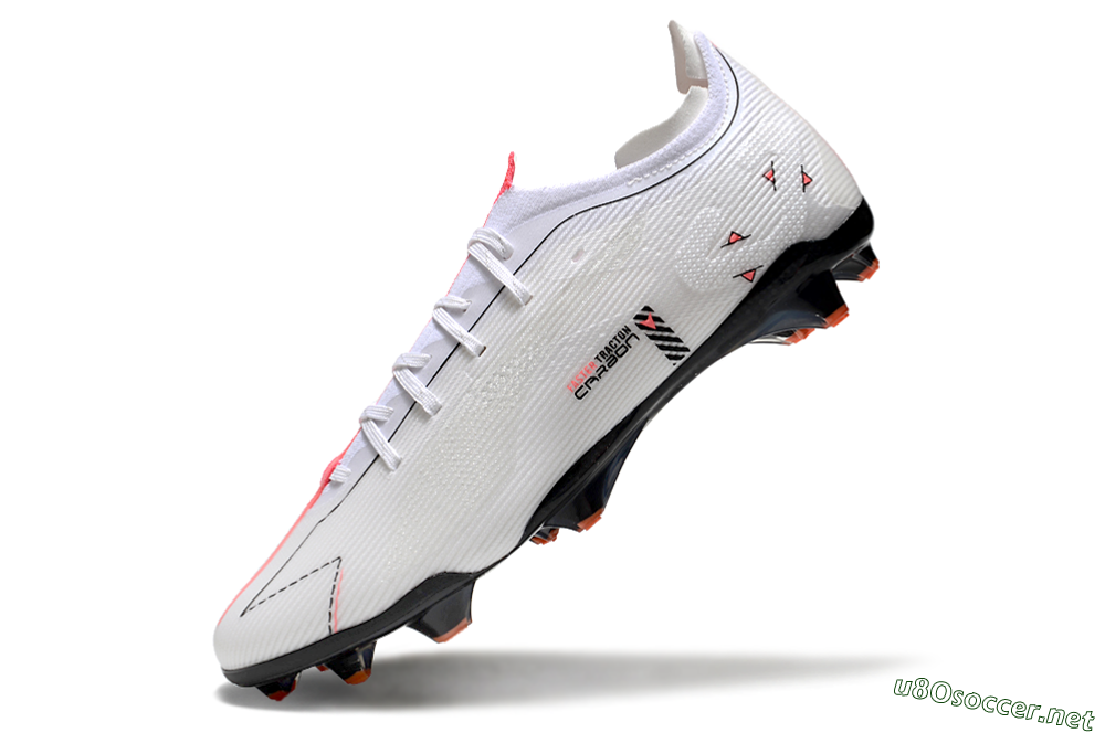 Men's Puma Ultra 5 Ultimate FG Football Boots - White/Black/Orange 5