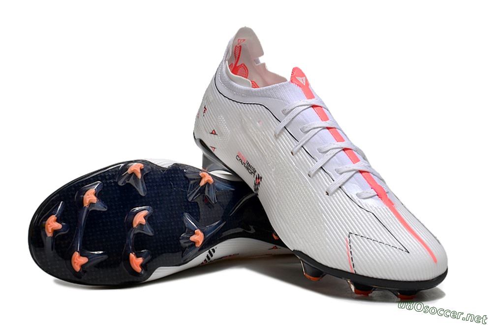 Men's Puma Ultra 5 Ultimate FG Football Boots - White/Black/Orange 3