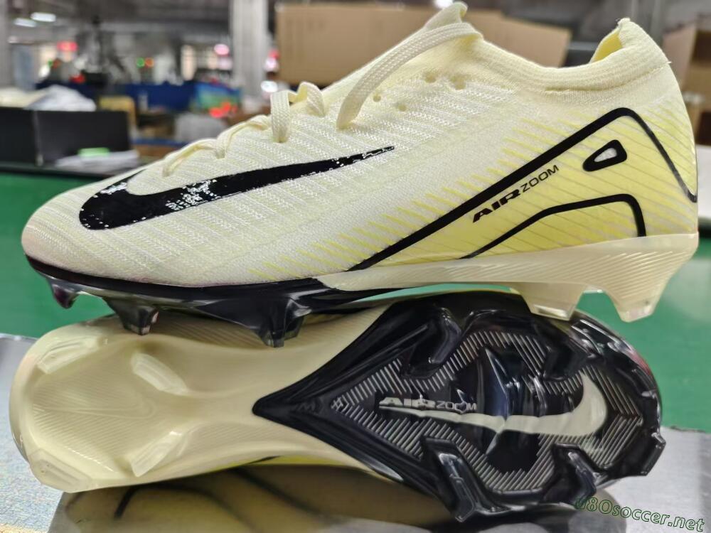 Men's Nike Air Zoom Mercurial Vapor 16 Elite FG Football Boots - Beige/Black/Yellow