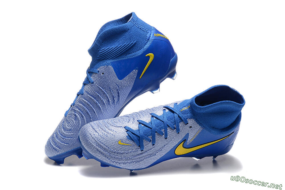 Men's Nike Phantom Luna Elite FG Football Boots - Blue/Silver/Yellow 6