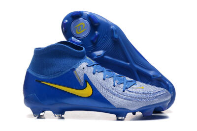 Men's Nike Phantom Luna Elite FG Football Boots - Blue/Silver/Yellow