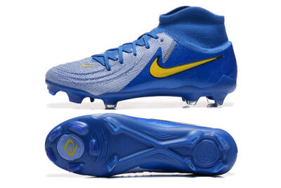 Men's Nike Phantom Luna Elite FG Football Boots - Blue/Silver/Yellow