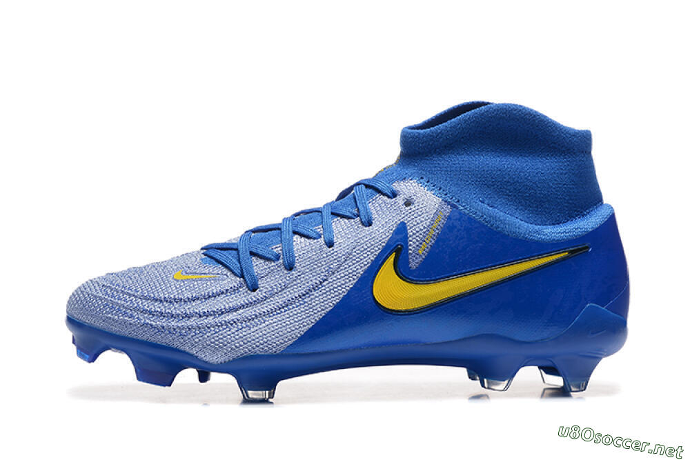 Men's Nike Phantom Luna Elite FG Football Boots - Blue/Silver/Yellow 0
