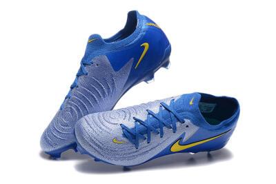 Men's Nike Phantom Luna Elite FG Football Boots - Blue/Silver/Yellow