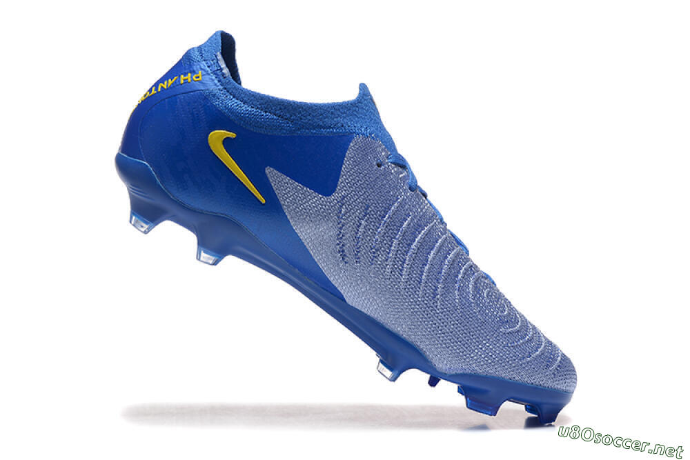 Men's Nike Phantom Luna Elite FG Football Boots - Blue/Silver/Yellow 7