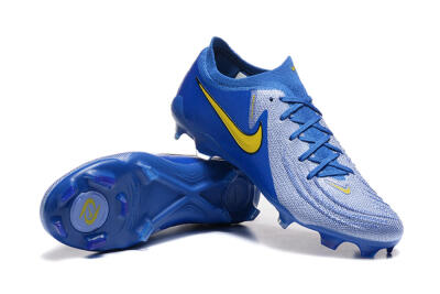 Men's Nike Phantom Luna Elite FG Football Boots - Blue/Silver/Yellow