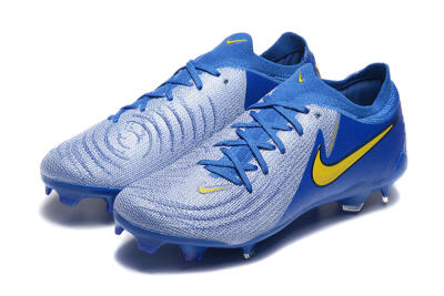 Men's Nike Phantom Luna Elite FG Football Boots - Blue/Silver/Yellow