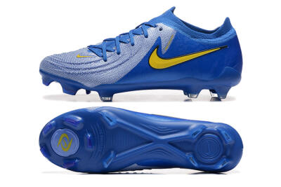 Men's Nike Phantom Luna Elite FG Football Boots - Blue/Silver/Yellow