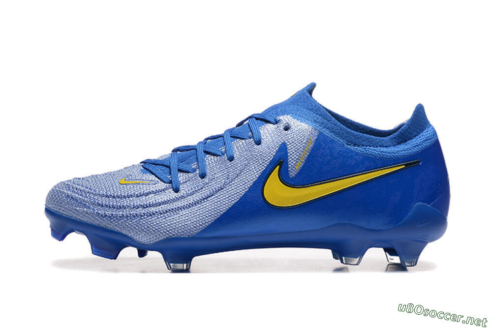 Men's Nike Phantom Luna Elite FG Football Boots - Blue/Silver/Yellow 0