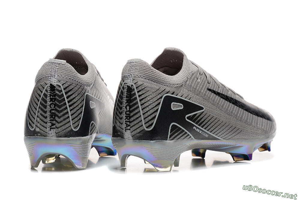 Men's Nike Air Zoom Mercurial Vapor 16 Elite FG Football Boots - Grey/Black/White/Gold 9