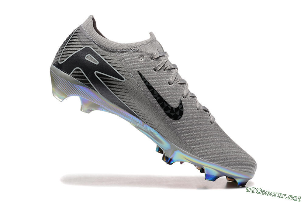 Men's Nike Air Zoom Mercurial Vapor 16 Elite FG Football Boots - Grey/Black/White/Gold 7