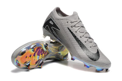 Men's Nike Air Zoom Mercurial Vapor 16 Elite FG Football Boots - Grey/Black/White/Gold