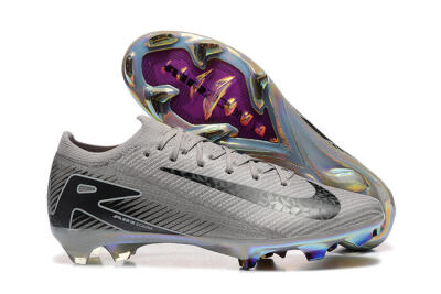 Men's Nike Air Zoom Mercurial Vapor 16 Elite FG Football Boots - Grey/Black/White/Gold