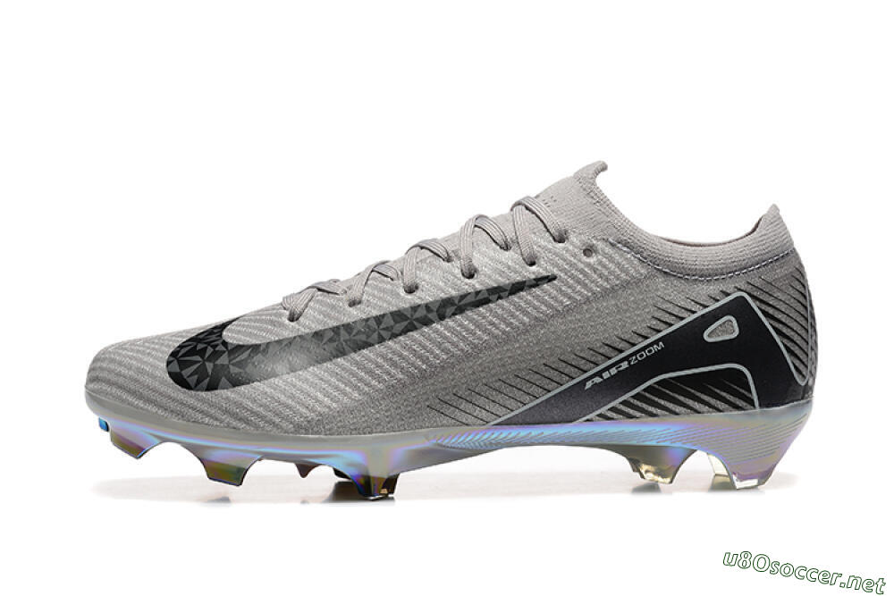 Men's Nike Air Zoom Mercurial Vapor 16 Elite FG Football Boots - Grey/Black/White/Gold 0