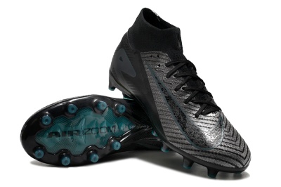 Unisex Nike Air Zoom Mercurial Superfly 10 Elite AG Football Boots - Blue/Silver/Jade