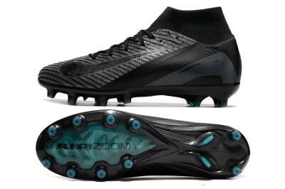 Unisex Nike Air Zoom Mercurial Superfly 10 Elite AG Football Boots - Blue/Silver/Jade