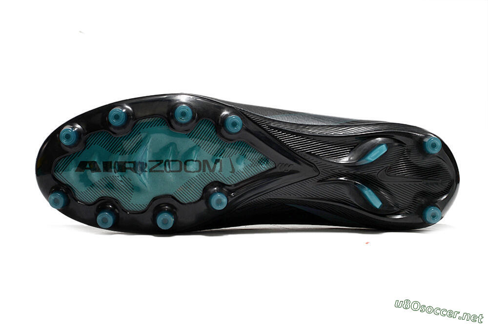 Unisex Nike Air Zoom Mercurial Superfly 10 Elite AG Football Boots - Blue/Silver/Jade 6
