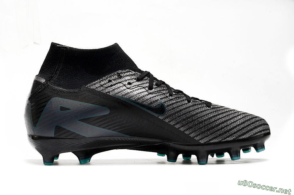 Unisex Nike Air Zoom Mercurial Superfly 10 Elite AG Football Boots - Blue/Silver/Jade 7