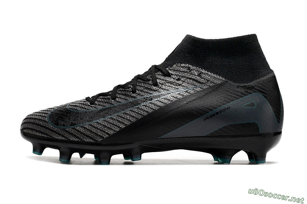 Unisex Nike Air Zoom Mercurial Superfly 10 Elite AG Football Boots - Blue/Silver/Jade 0