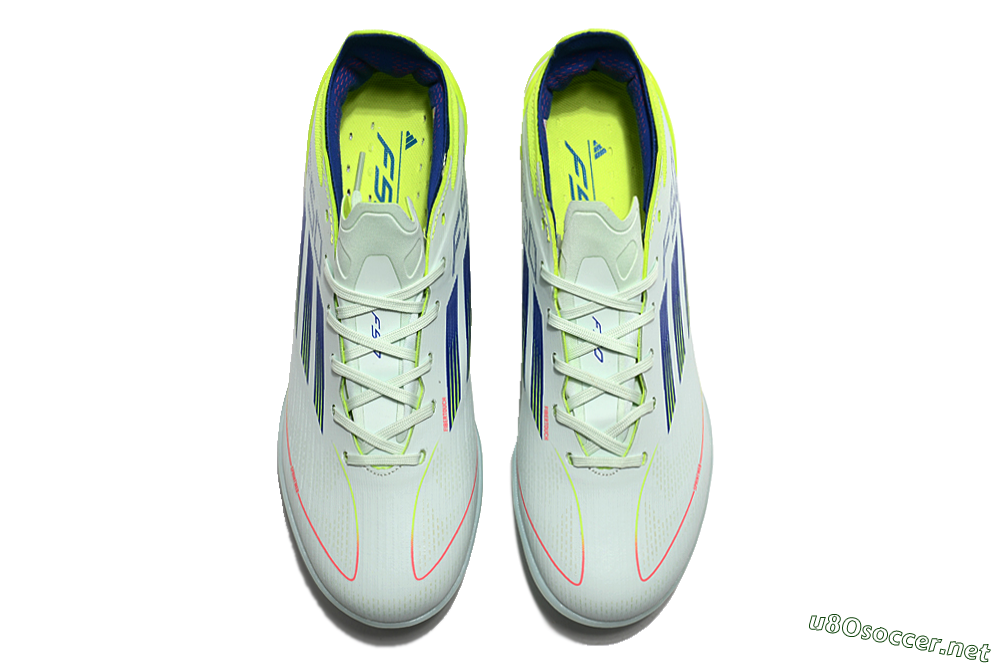 Unisex Adidas F50 Elite TF Football Shoes - Jade/Blue/Yellow 4