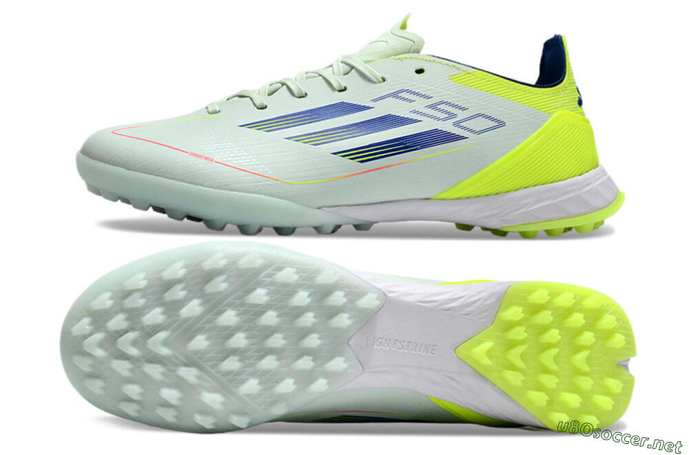 Unisex Adidas F50 Elite TF Football Shoes - Jade/Blue/Yellow 1