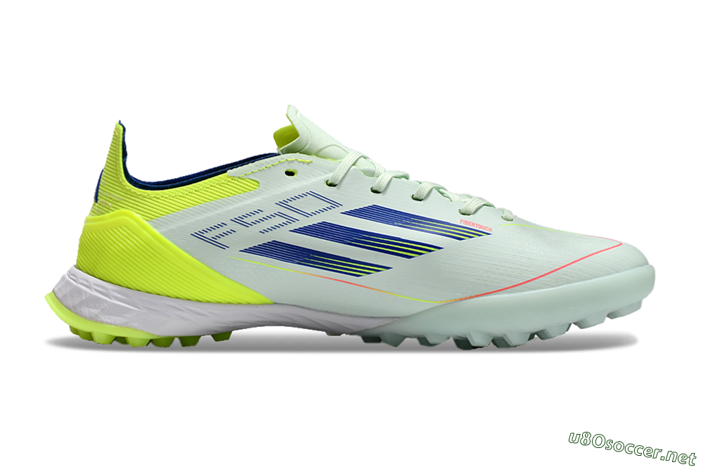 Unisex Adidas F50 Elite TF Football Shoes - Jade/Blue/Yellow 7