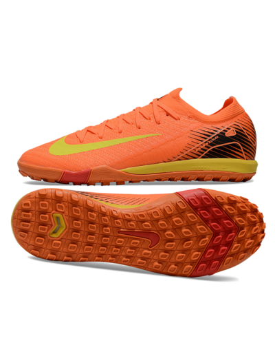 Men's Nike Air Zoom Mercurial Vapor 16 Elite TF Football Shoes - Orange/Yellow/Black