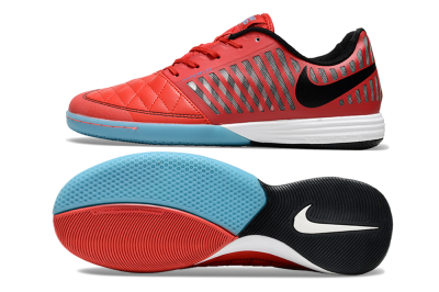 Unisex Nike Lunar Gato 2 IC Football Shoes - Red/Black/Blue/White