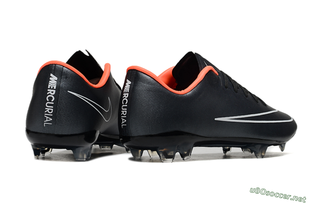 Men's Nike Mercurial Vapor 10 FG Football Boots - Black/White/Orange 6