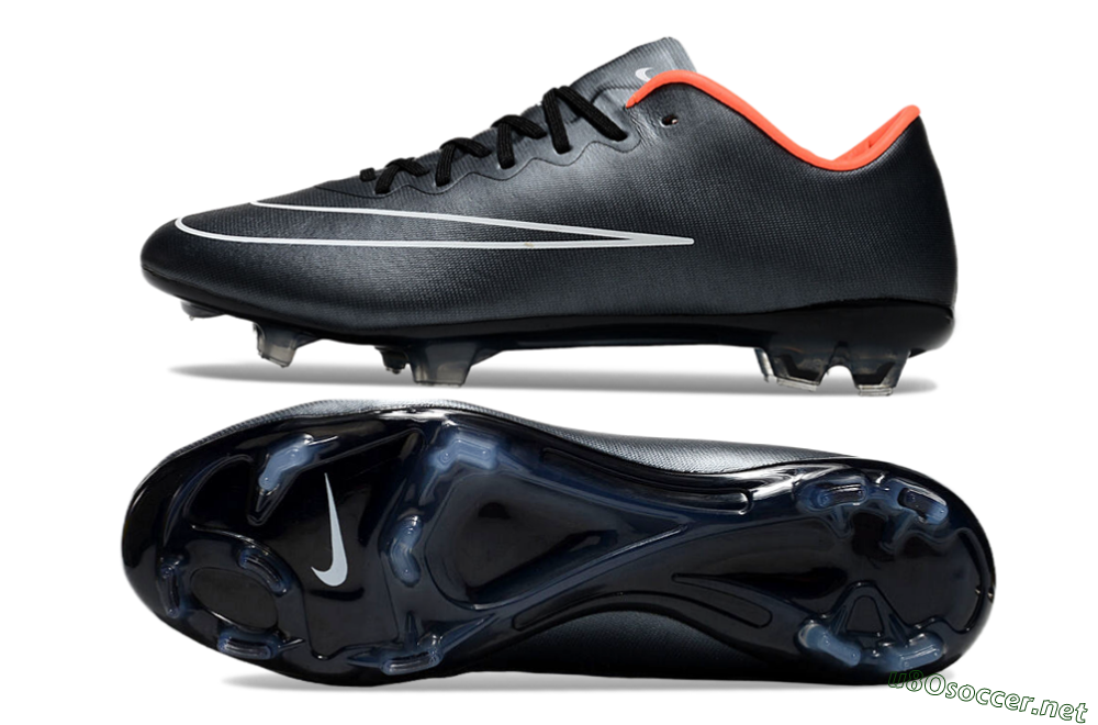 Men's Nike Mercurial Vapor 10 FG Football Boots - Black/White/Orange 1