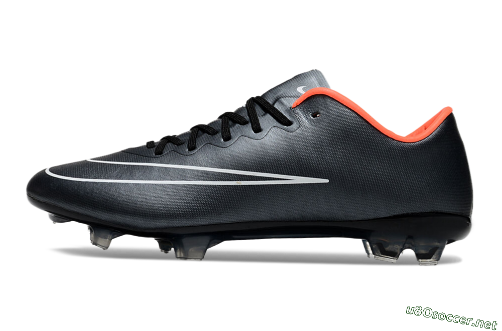 Men's Nike Mercurial Vapor 10 FG Football Boots - Black/White/Orange 0