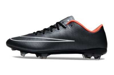 Men's Nike Mercurial Vapor 10 FG Football Boots - Black/White/Orange