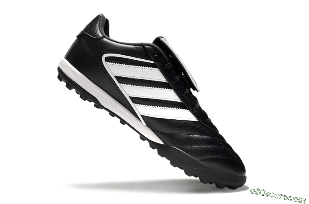 Men's Adidas Copa Gloro 2 TF Football Shoes - Black/White 4