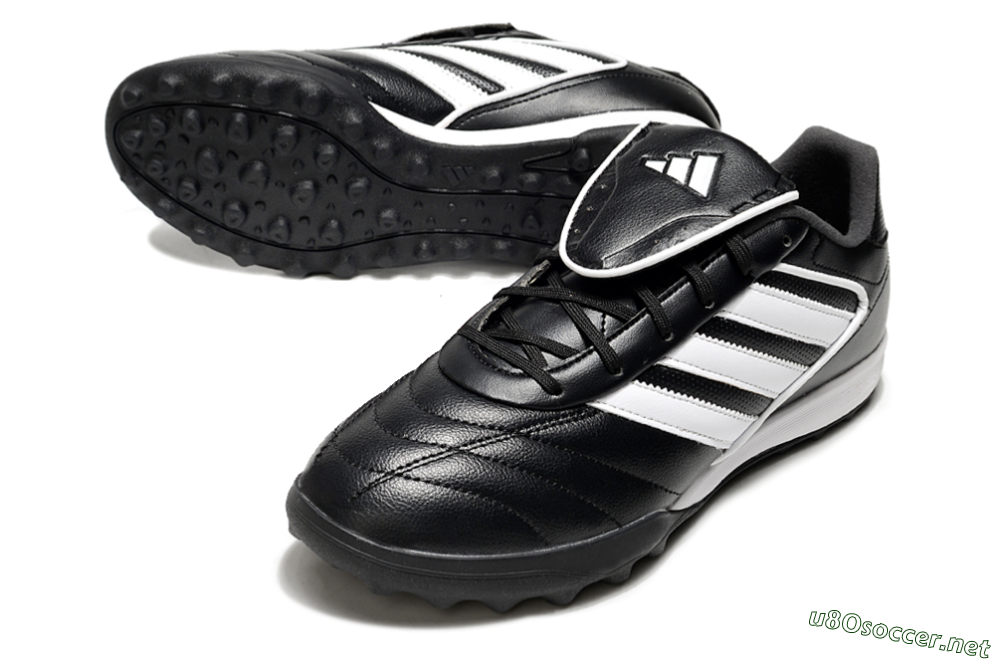 Men's Adidas Copa Gloro 2 TF Football Shoes - Black/White 3