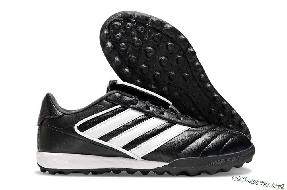 Men's Adidas Copa Gloro 2 TF Football Shoes - Black/White 2