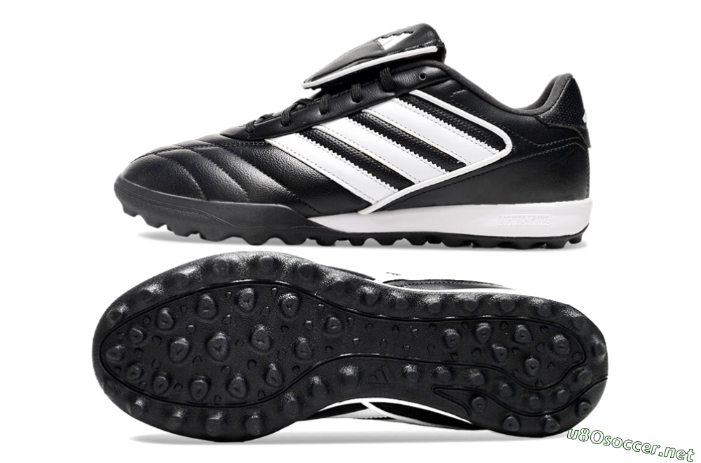 Men's Adidas Copa Gloro 2 TF Football Shoes - Black/White 1