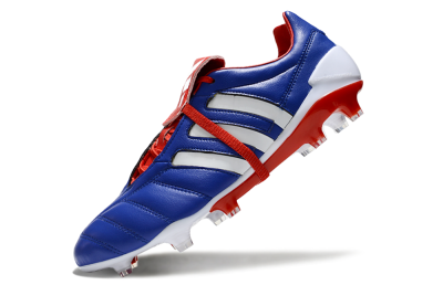 Men's Adidas Predator Mutator Mania Tormentor Tongue FG Football Boots - Blue/White/Red