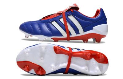 Men's Adidas Predator Mutator Mania Tormentor Tongue FG Football Boots - Blue/White/Red