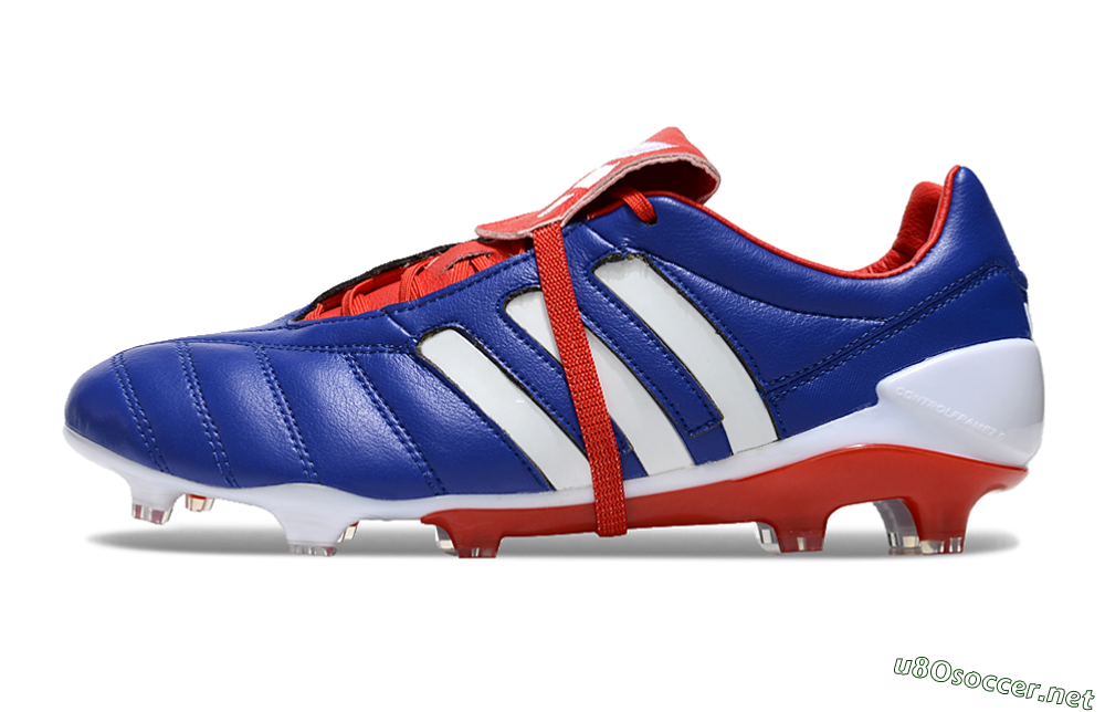 Men's Adidas Predator Mutator Mania Tormentor Tongue FG Football Boots - Blue/White/Red 0