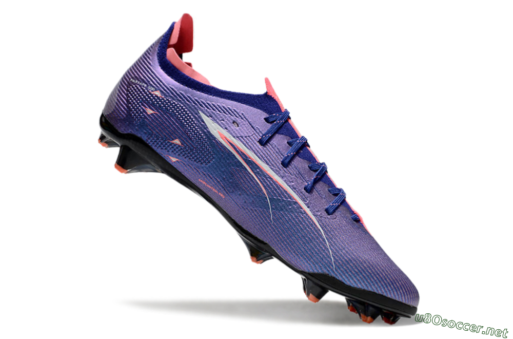 Men's Puma Ultra 5 Ultimate FG Football Boots - Purple/Red/White 4
