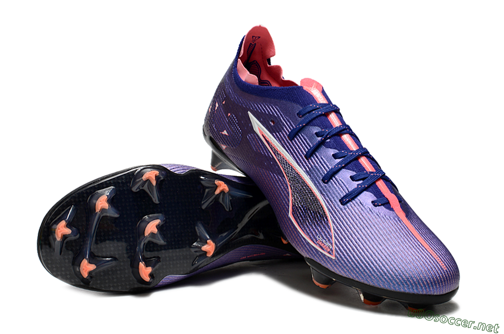 Men's Puma Ultra 5 Ultimate FG Football Boots - Purple/Red/White 3