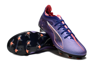 Men's Puma Ultra 5 Ultimate FG Football Boots - Purple/Red/White